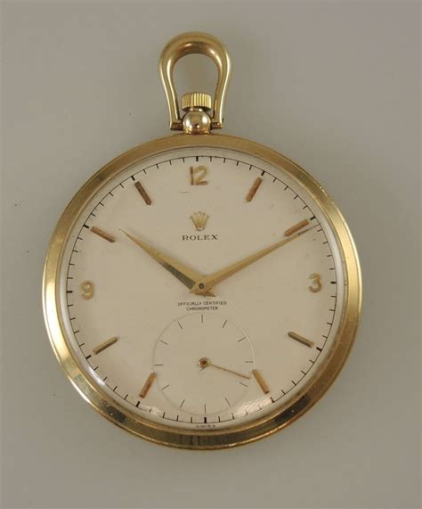 rolex gold pocket watch